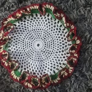 🪡🧵Handmade 9" Round Crotched Doily🪡🧵